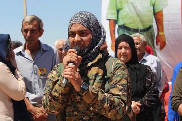 Ji bo şehîd Çekjîn li Tirbespiyê merasîm