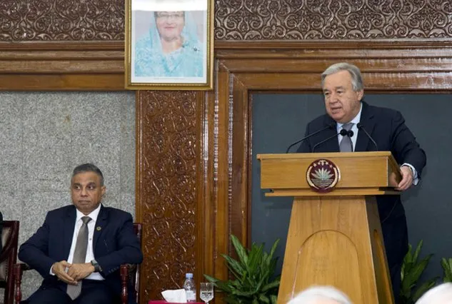 Guterres: Min bi xwe tiştên pir dijwar têkildarî Rohînyayê bihîstin