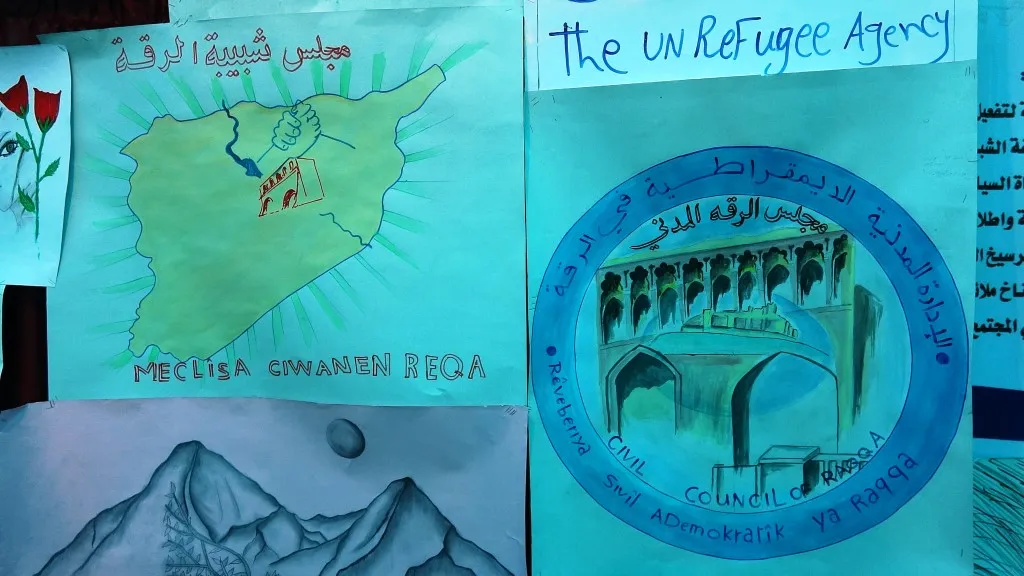 Li Girê Spî pêşengeha wênesaziyê ya ciwanên kampê