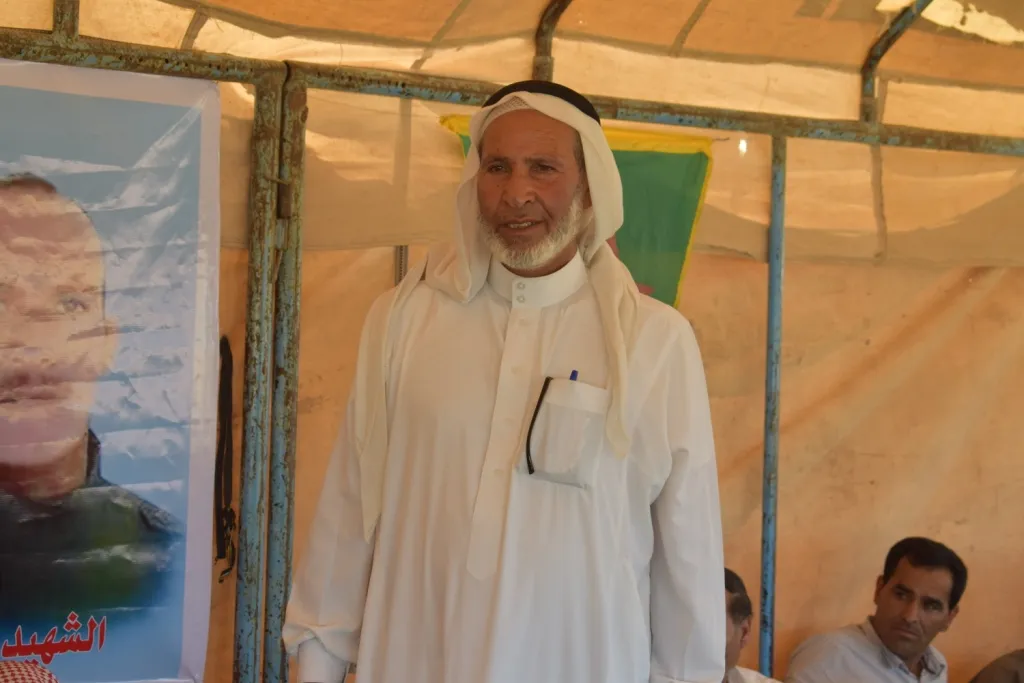Şêniyên Girê Spî sersaxî ji malbatên şehîdan re xwestin