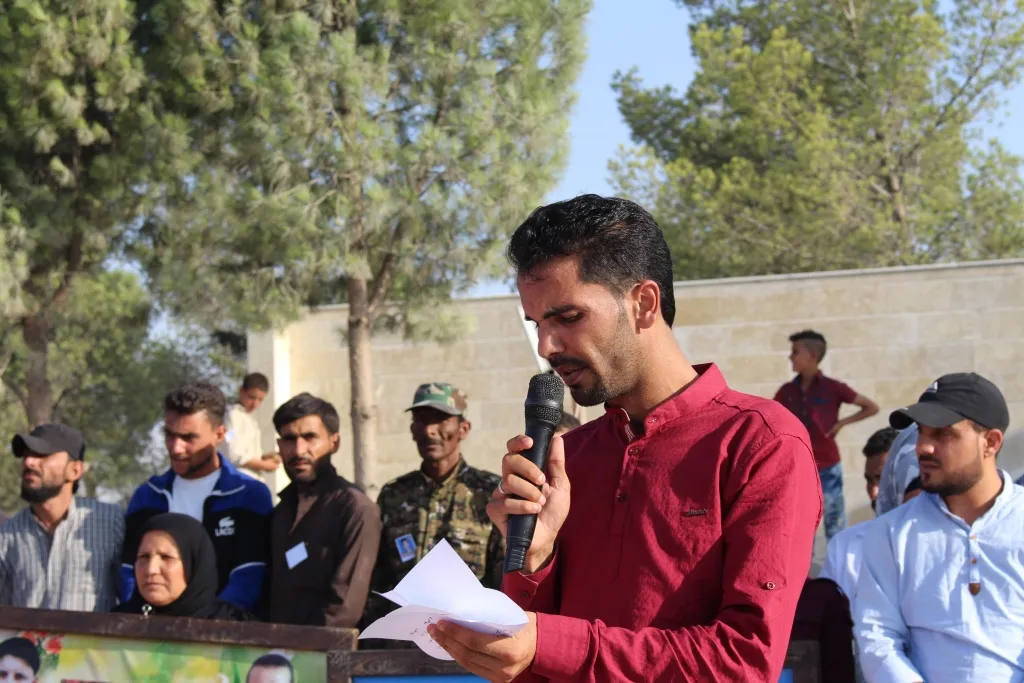 Şehîd Welîd El-Elî bi merasîmeke girseyî hate oxirkin