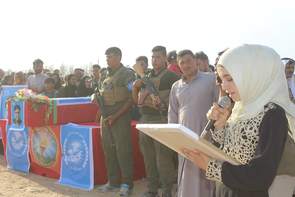 Şêniyên Tebqayê şehîd Mamûn oxir kirin