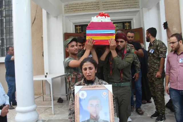 Cenazayê Ramî Davîd Zeya li Tirbespiyê hate oxirkirin