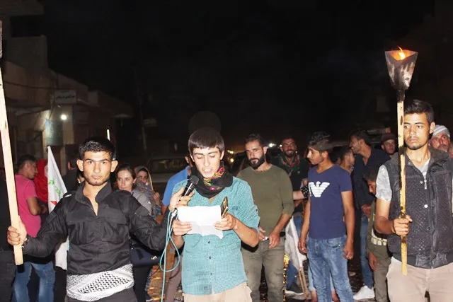 Ciwanên Tirbespiyê li dijî dagirkeriyê Tirkiyê daketin qadan