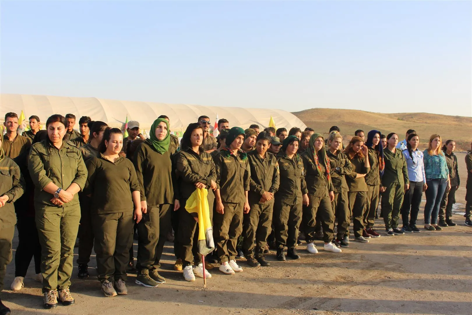 Hêzên Asayîşê piştgirî dan çalakiyên ciwanan