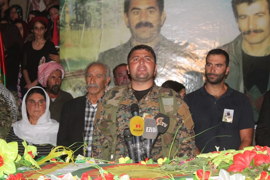 Cenazeyê Mam Zekî Şengalî bi merasîmeke bi heybet hat veşartin
