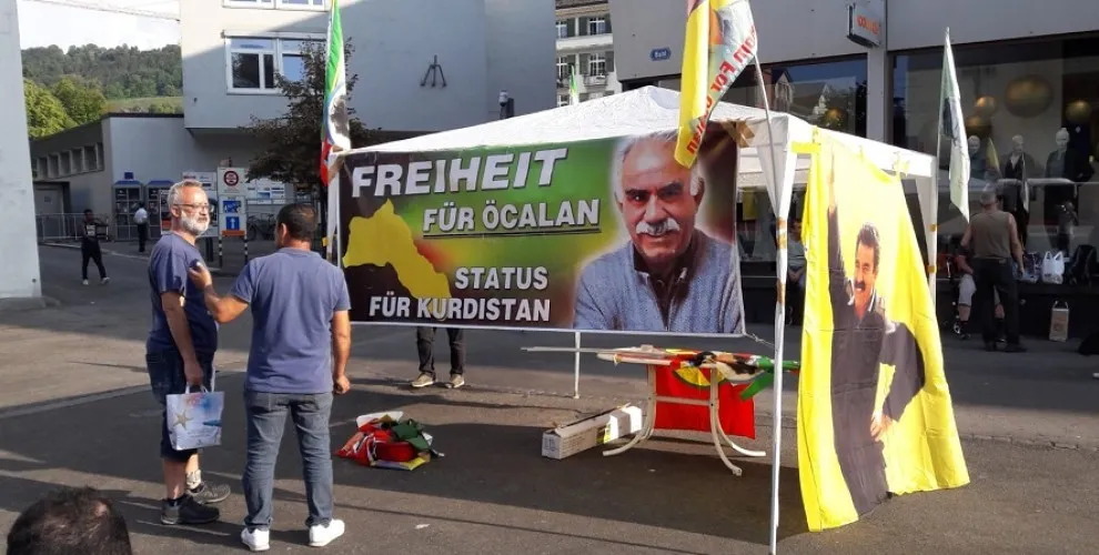 Li dijî tecrîda giran a Ocalan li St.Gallenê çalakiya kon