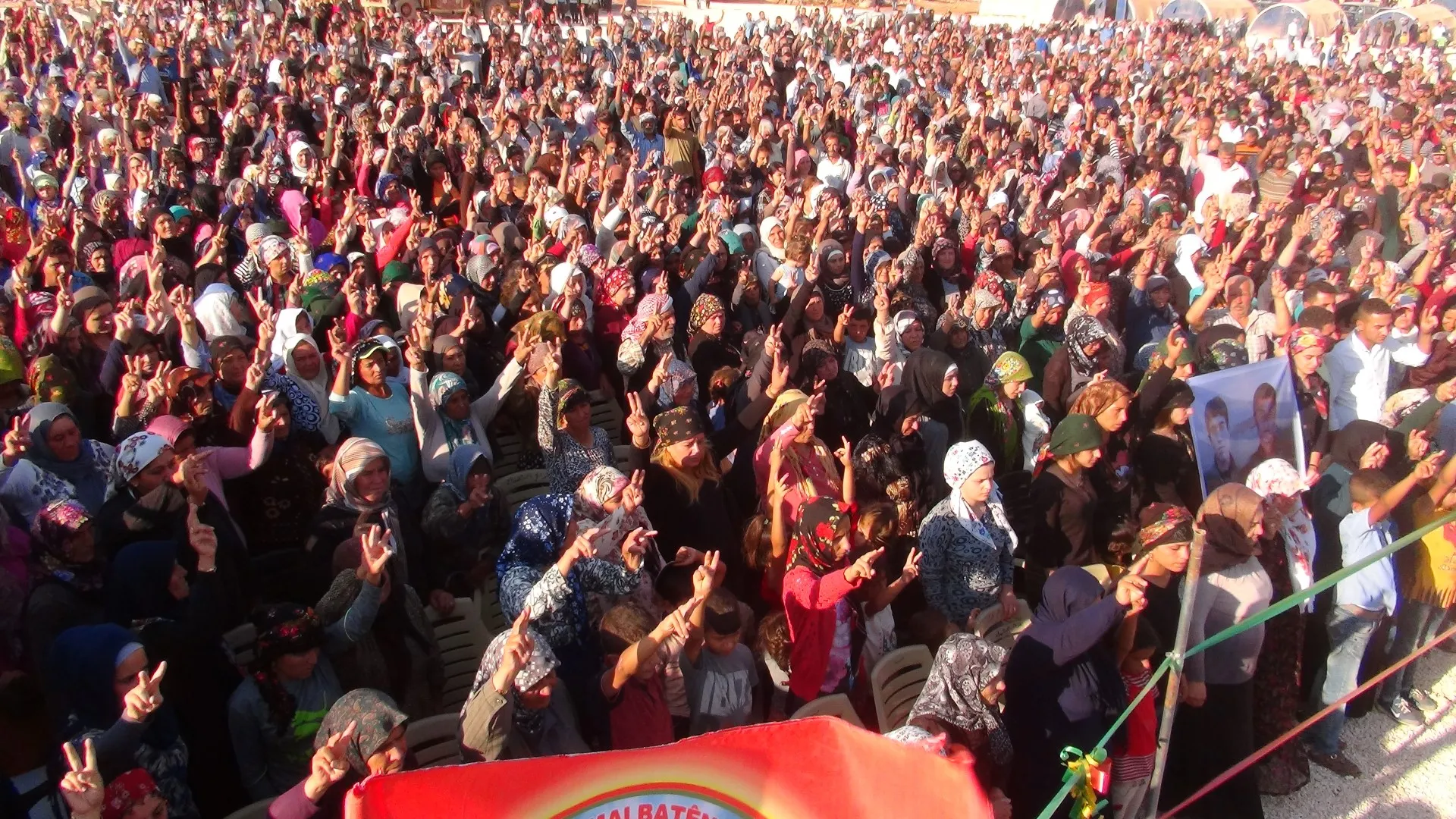 Li Şehbayê merasîma ragihandina nasnameya 3 Gerîlayên HPG