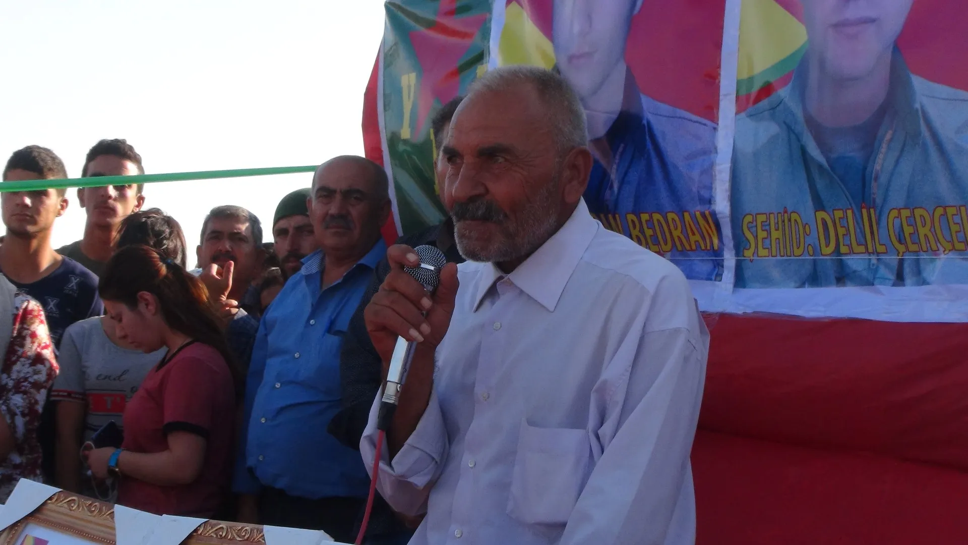 Li Şehbayê merasîma ragihandina nasnameya 3 Gerîlayên HPG