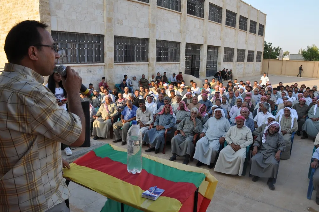 Rewşa siyasî ji şêniyên Kobanê re hate nirxandin