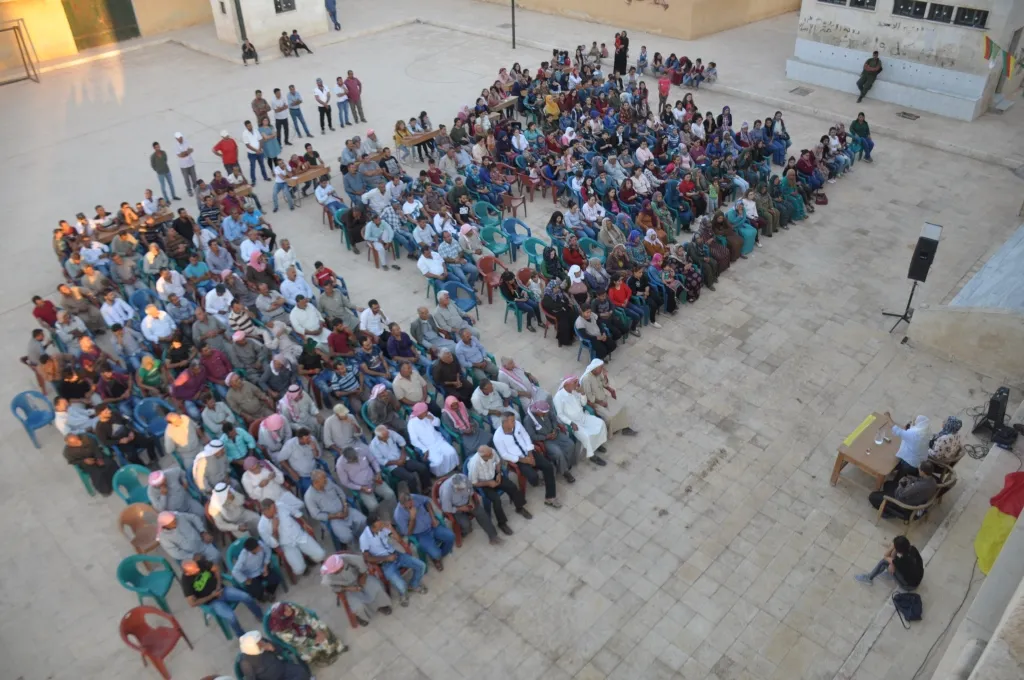 Rewşa siyasî ji welatiyên Kobanê re hate nirxandin