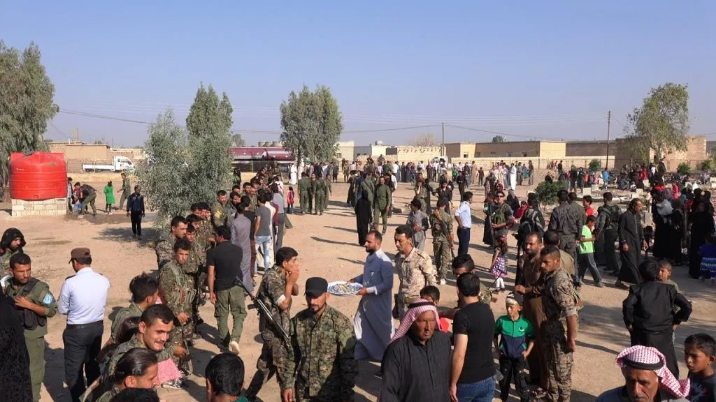 Li Reqa, Dêrazor û Tebqayê cejn li goristanên şehîdan hate pîrozkirin