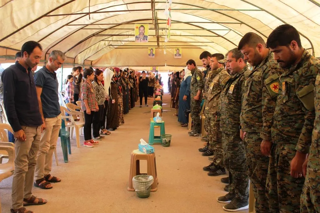 Sersaxî ji malbata şehîd Rojava re hate xwestin