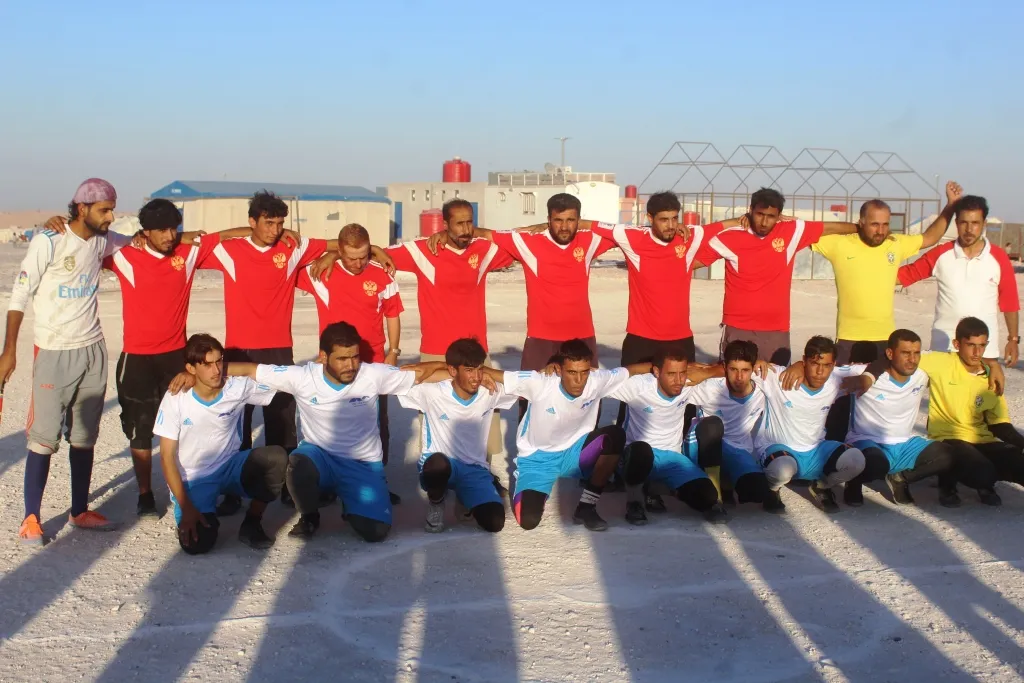 Lîga fotbolê ya kampa Eyn Îsa dest pê kir