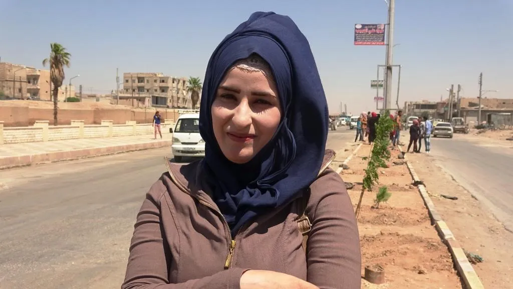 Li Reqayê di nava bajêr de 300 dar hatin çandin