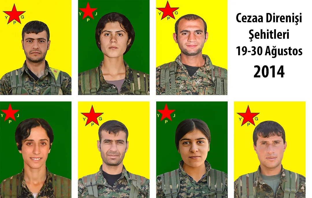 YPG`ê nasnameyên şehîdên berxwedana Cezaa aşkera kirin
