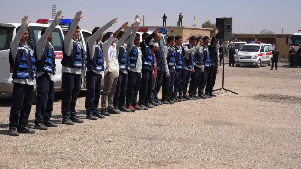 Li Reqayê yekemîn dewreya hêzên parastina sivîl bi dawî bû
