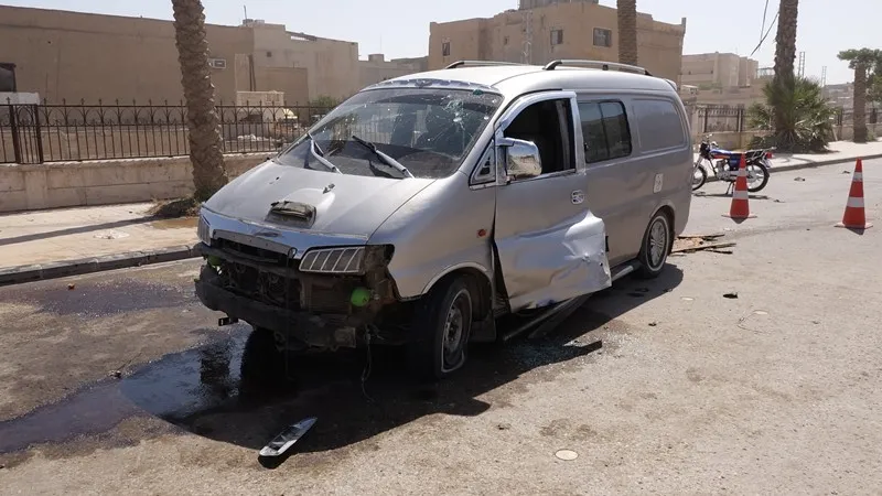 Li Reqayê teqîn, ajokarê erebeyê birîndar bû-HATE NÛKIRIN