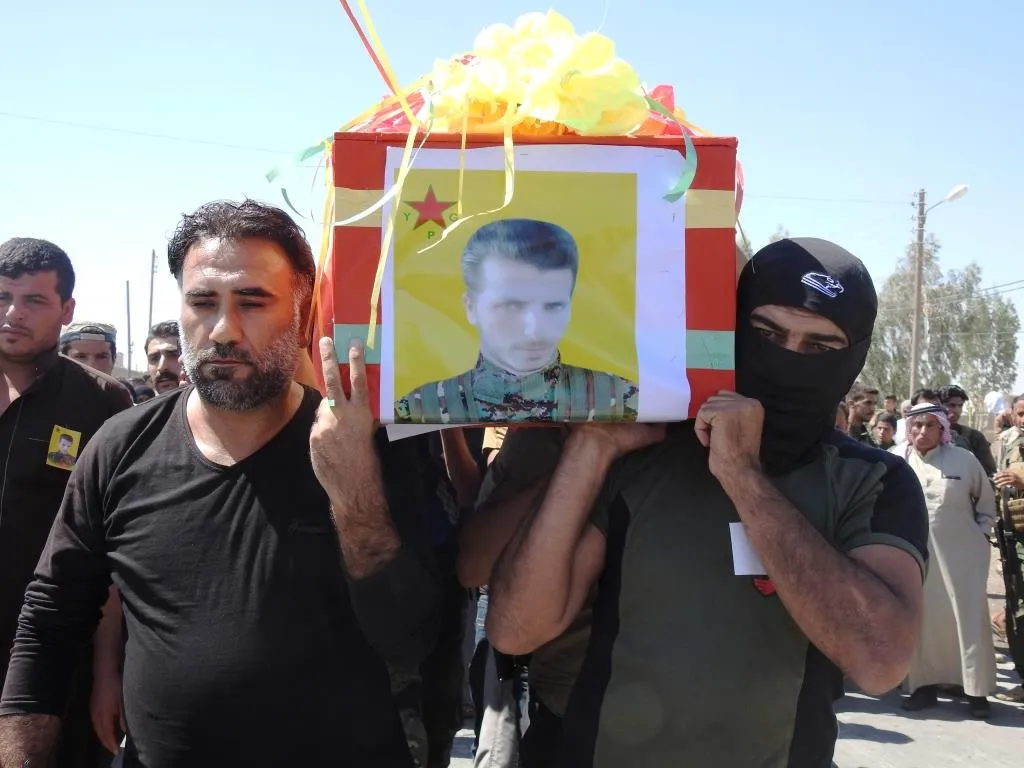 Şervanê YPG‘ê Ûsama El-Şêx bi merasîmekê hate oxirkirin