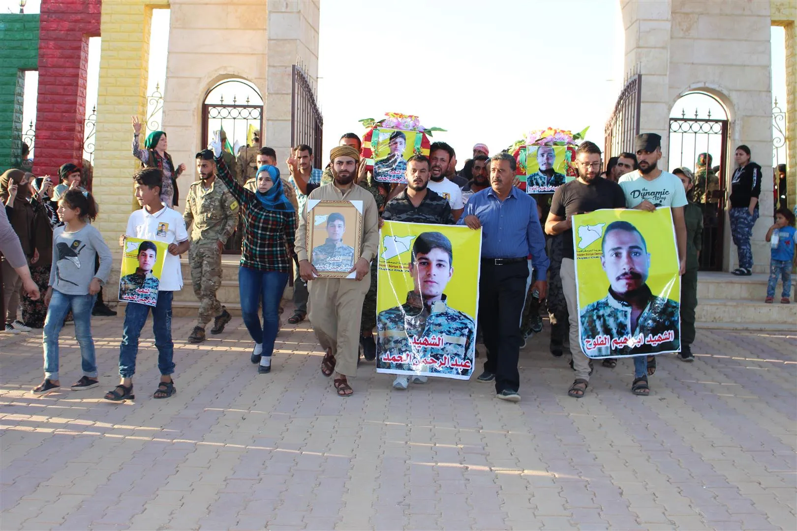Li Hesekê cenazeyên du cangoriyên azadiyê hatin veşartin