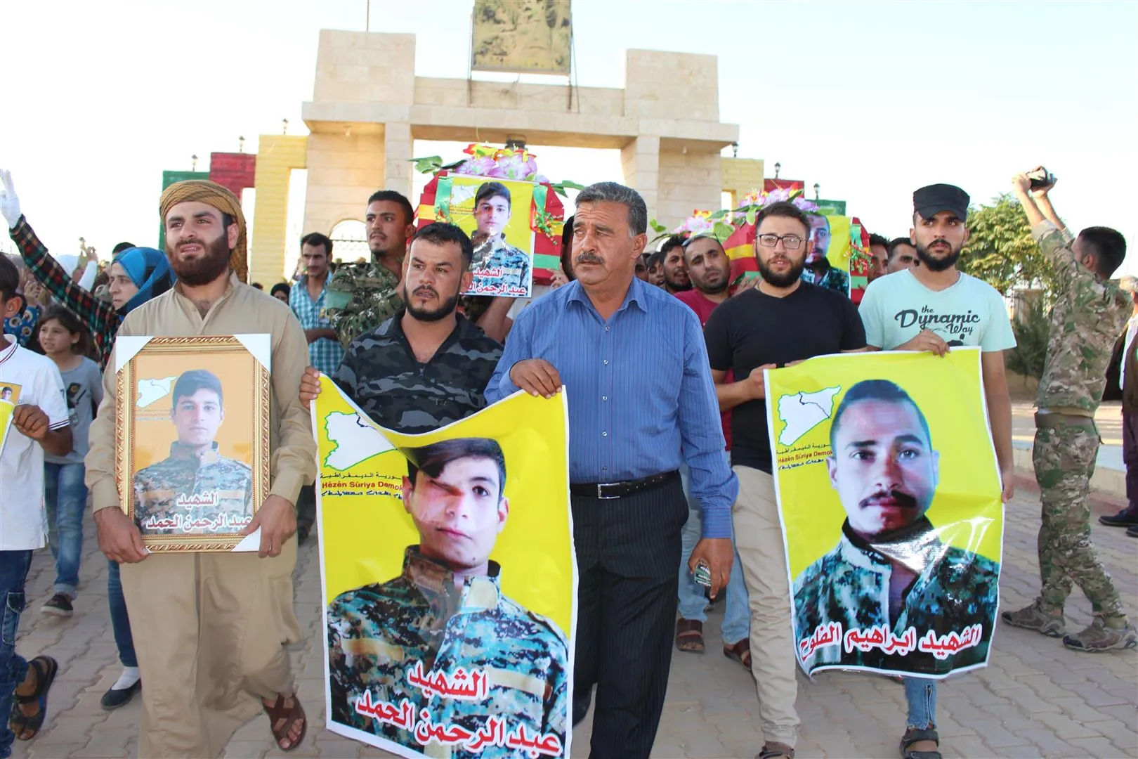 Li Hesekê cenazeyên du cangoriyên azadiyê hatin veşartin