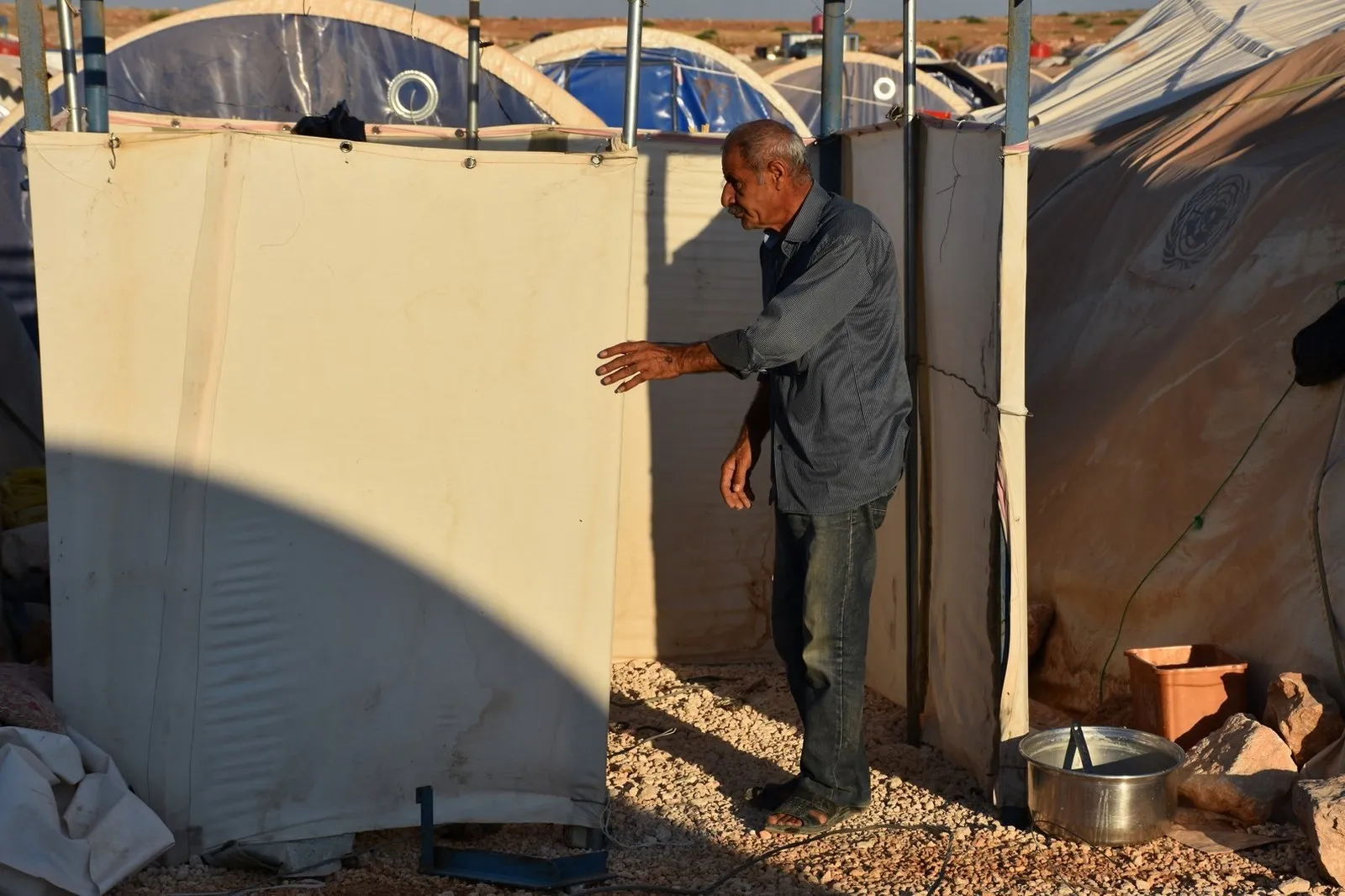 Wêneyek ji jiyana li Kampa Serdem