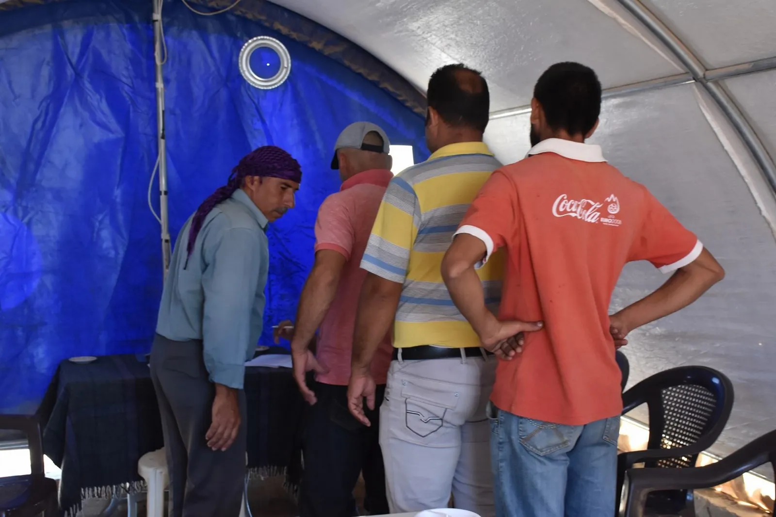 Wêneyek ji jiyana li Kampa Serdem