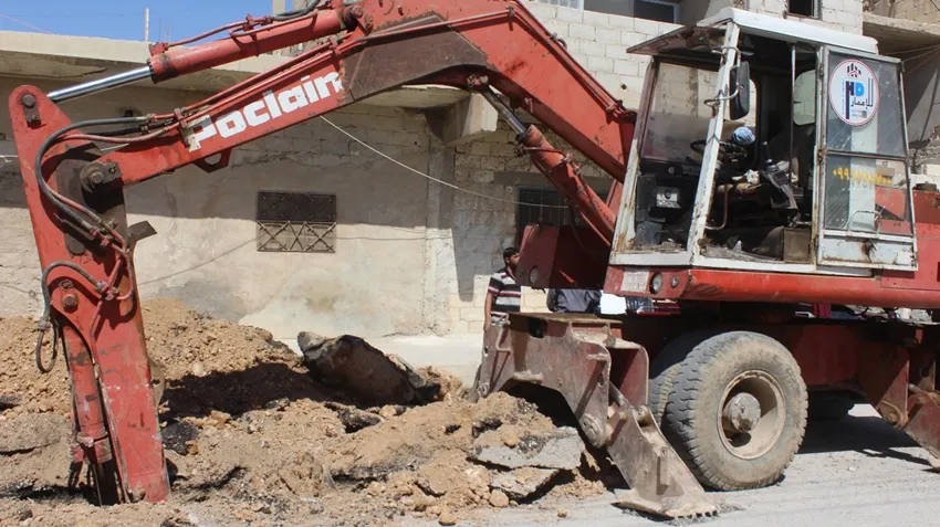 Sererastkirina kanalîzasyona Tebqayê berdewam e