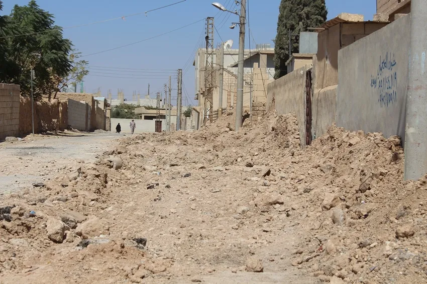 Sererastkirina kanalîzasyona Tebqayê berdewam e