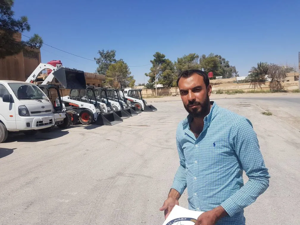 Şaredariya bajarokê Mergedayê beşeke din ji alavan wergirt