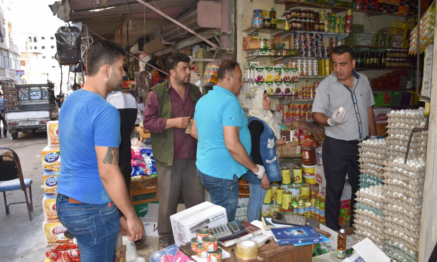 Komîteyên Şopandinê li sûkên Şêxmeqsûdê