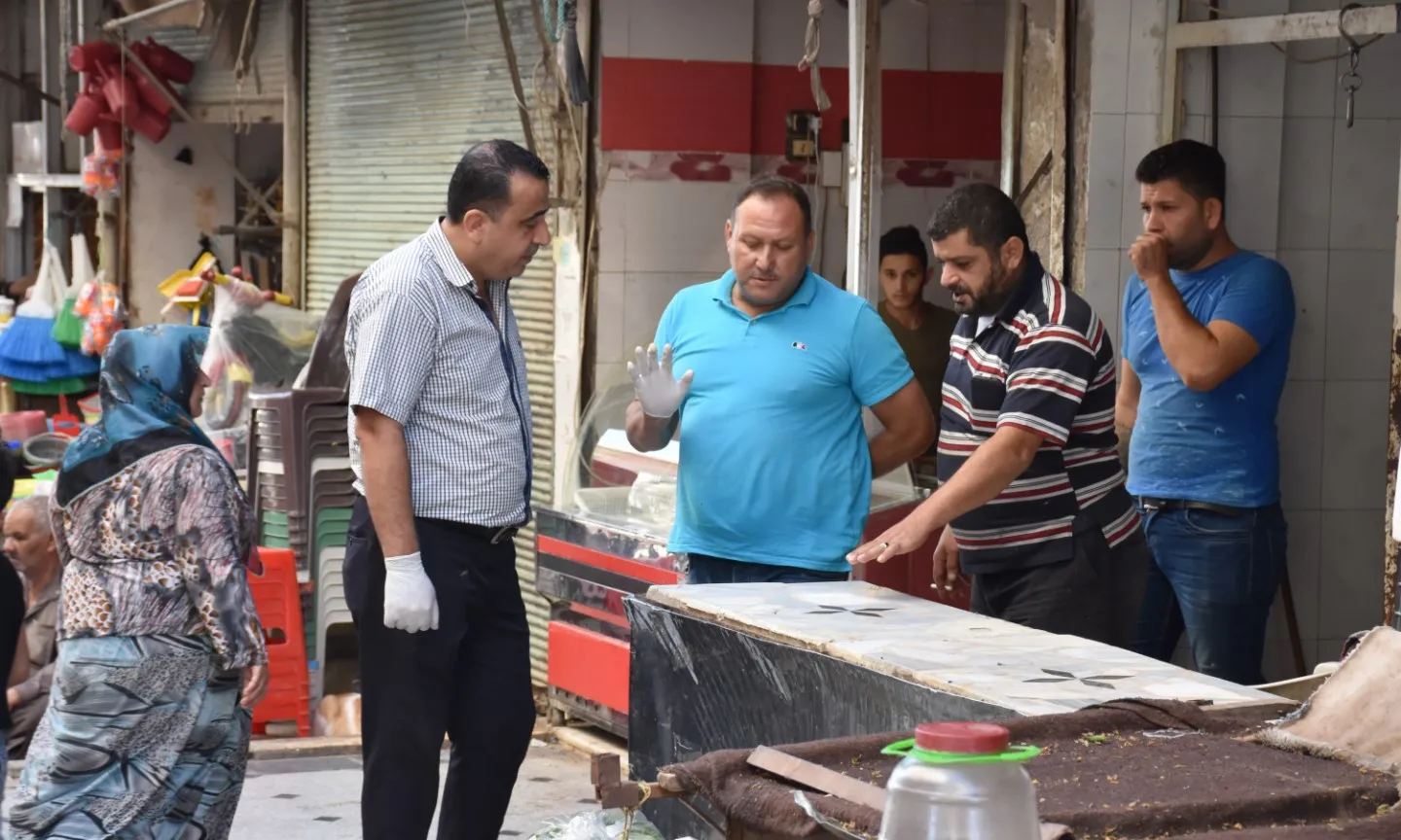 Komîteyên Şopandinê li sûkên Şêxmeqsûdê