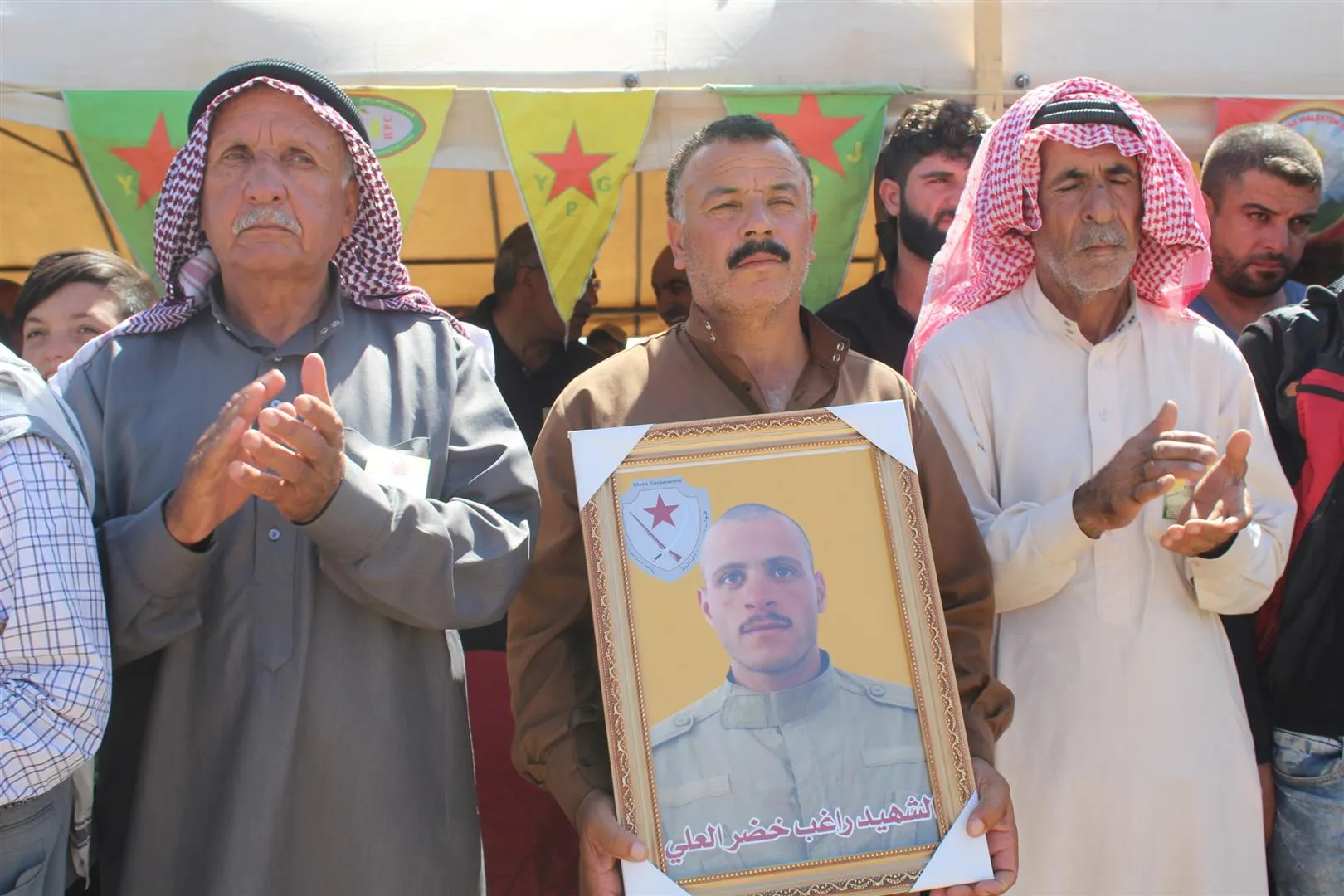 Ji malbata şehîd Raxib El-Elî re sersaxî hate xwestin
