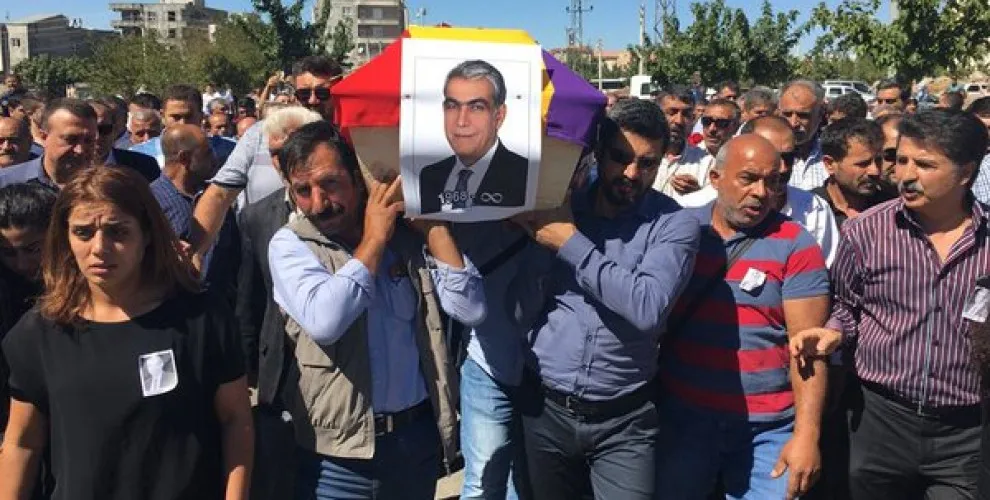 Bi merasîmeke heybet Îbrahîm Ayhan hate oxirkirin