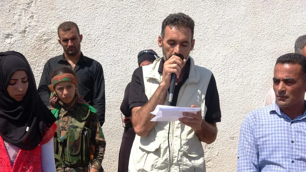 Cenazeyên şehîd Elî Hemadê û şehîd Mihemed El-Beşîr hatin oxirkirin