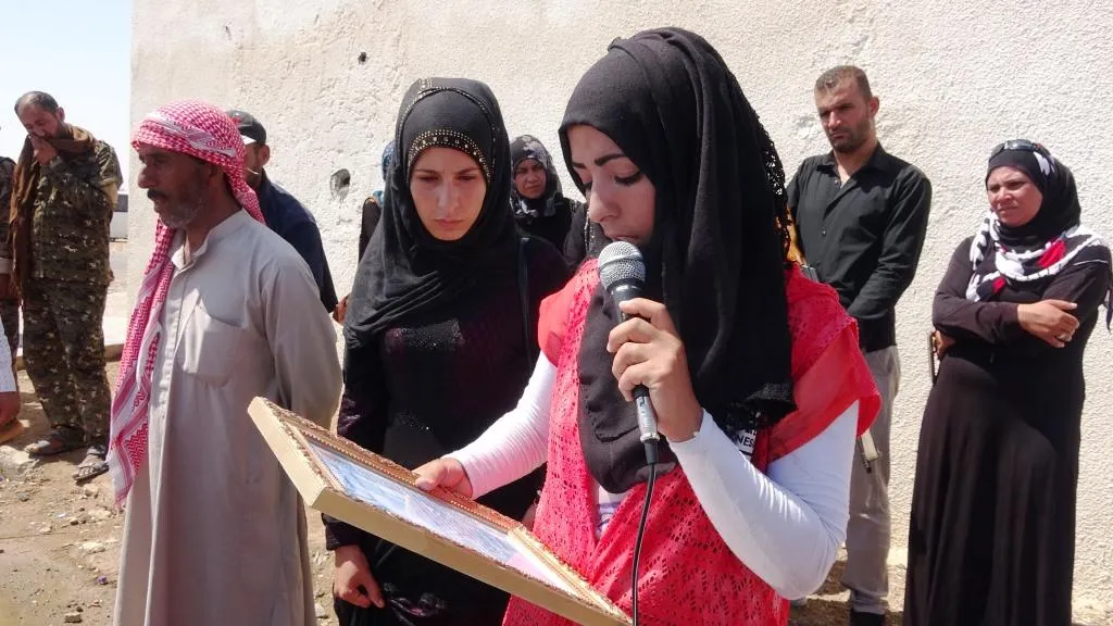 Cenazeyên şehîd Elî Hemadê û şehîd Mihemed El-Beşîr hatin oxirkirin