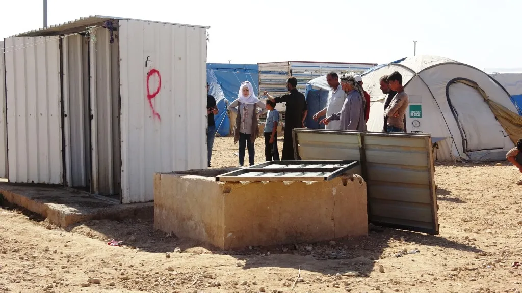 Ji ber xemsariyê li kampa Eyn Îsa zarokek mir