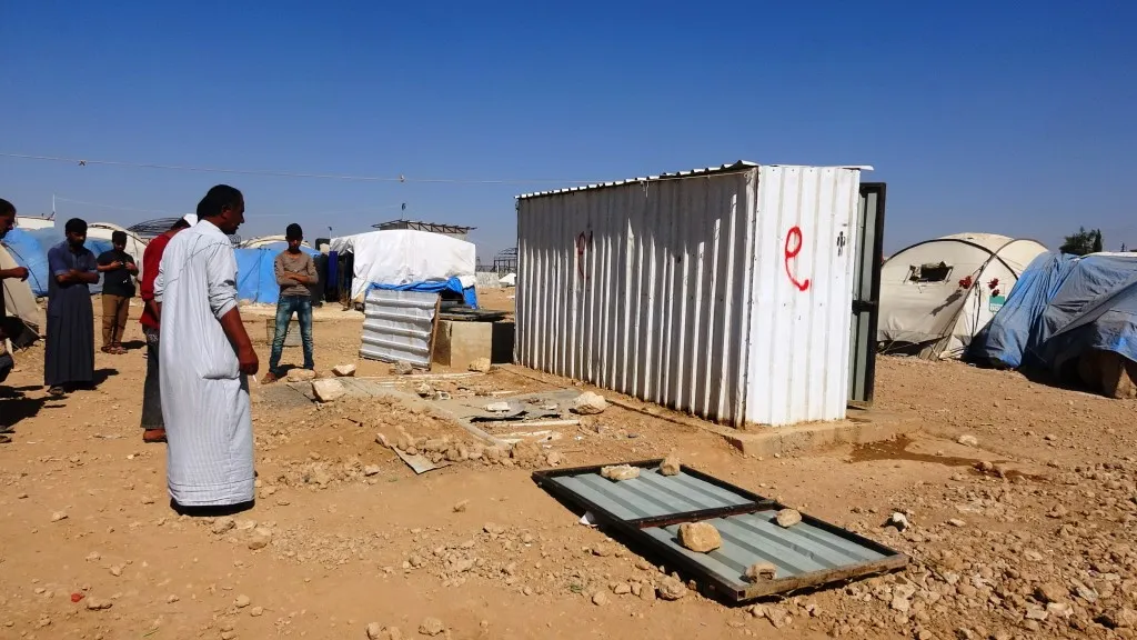 Ji ber xemsariyê li kampa Eyn Îsa zarokek mir