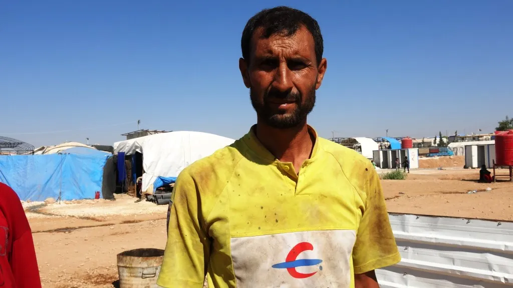 Ji ber xemsariyê li kampa Eyn Îsa zarokek mir