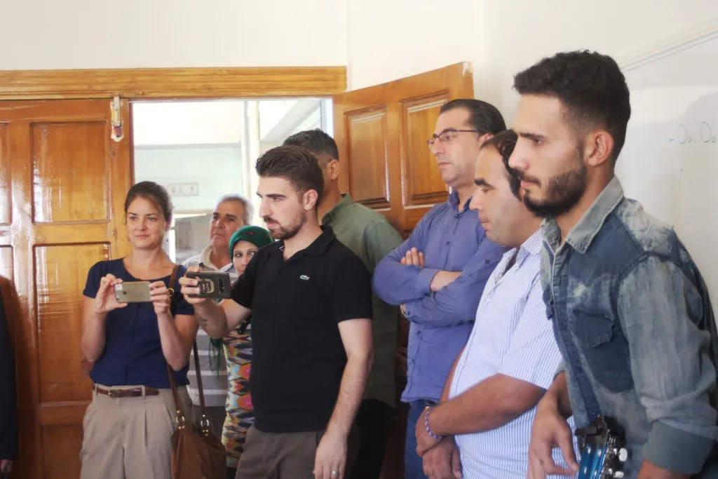 Rêxistineke Fransayê serdana Kobanê kir