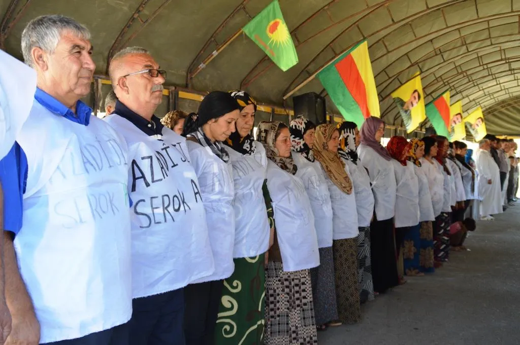 Li Amûdê ji bo azadiya Ocalan girêva birçîbûnê