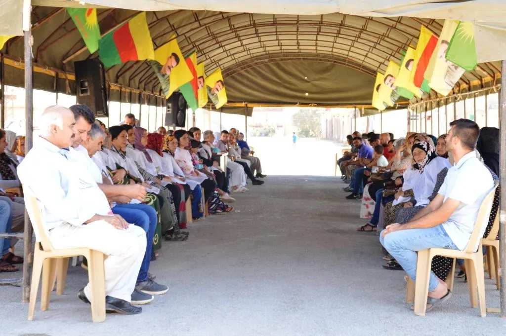 Li Amûdê ji bo azadiya Ocalan girêva birçîbûnê