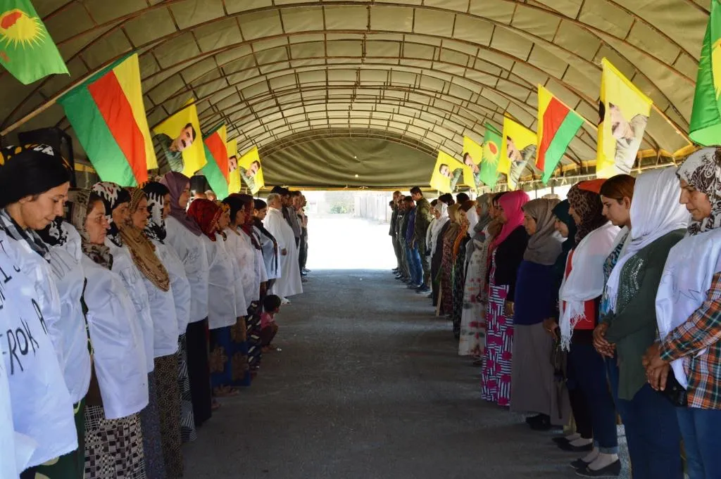 Li Amûdê ji bo azadiya Ocalan girêva birçîbûnê