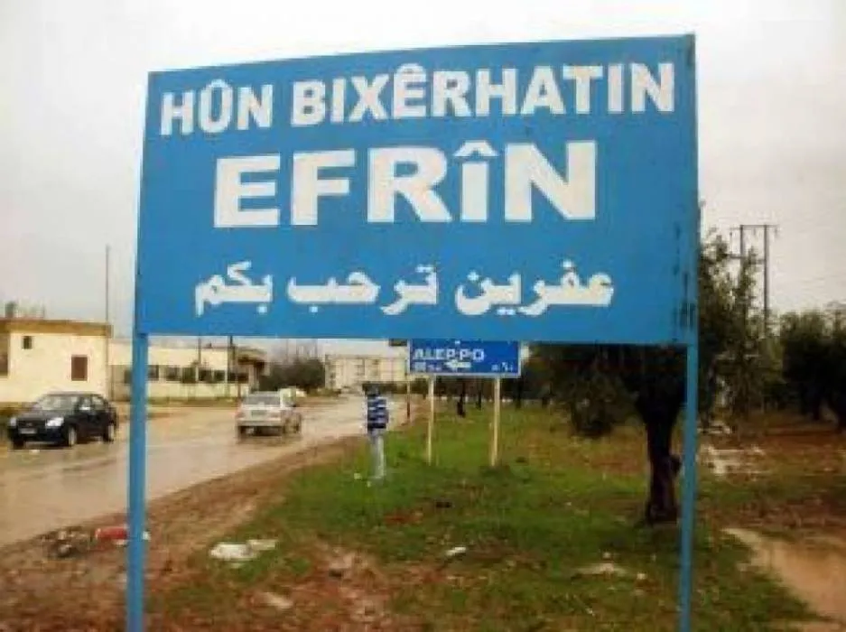 Şêniyên Efrînê tev li xwepêşandanên alîgirên artêşa Tirk nebûn
