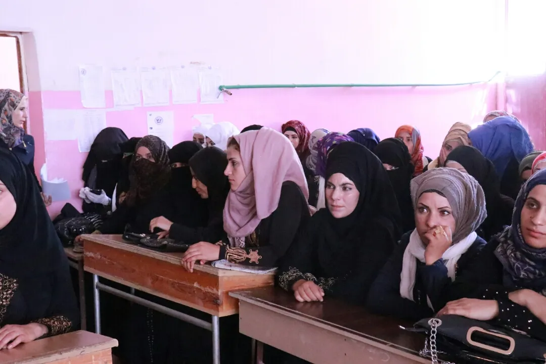 Mamosteyên Şedadê perwerdeya bîrdozî dibînin