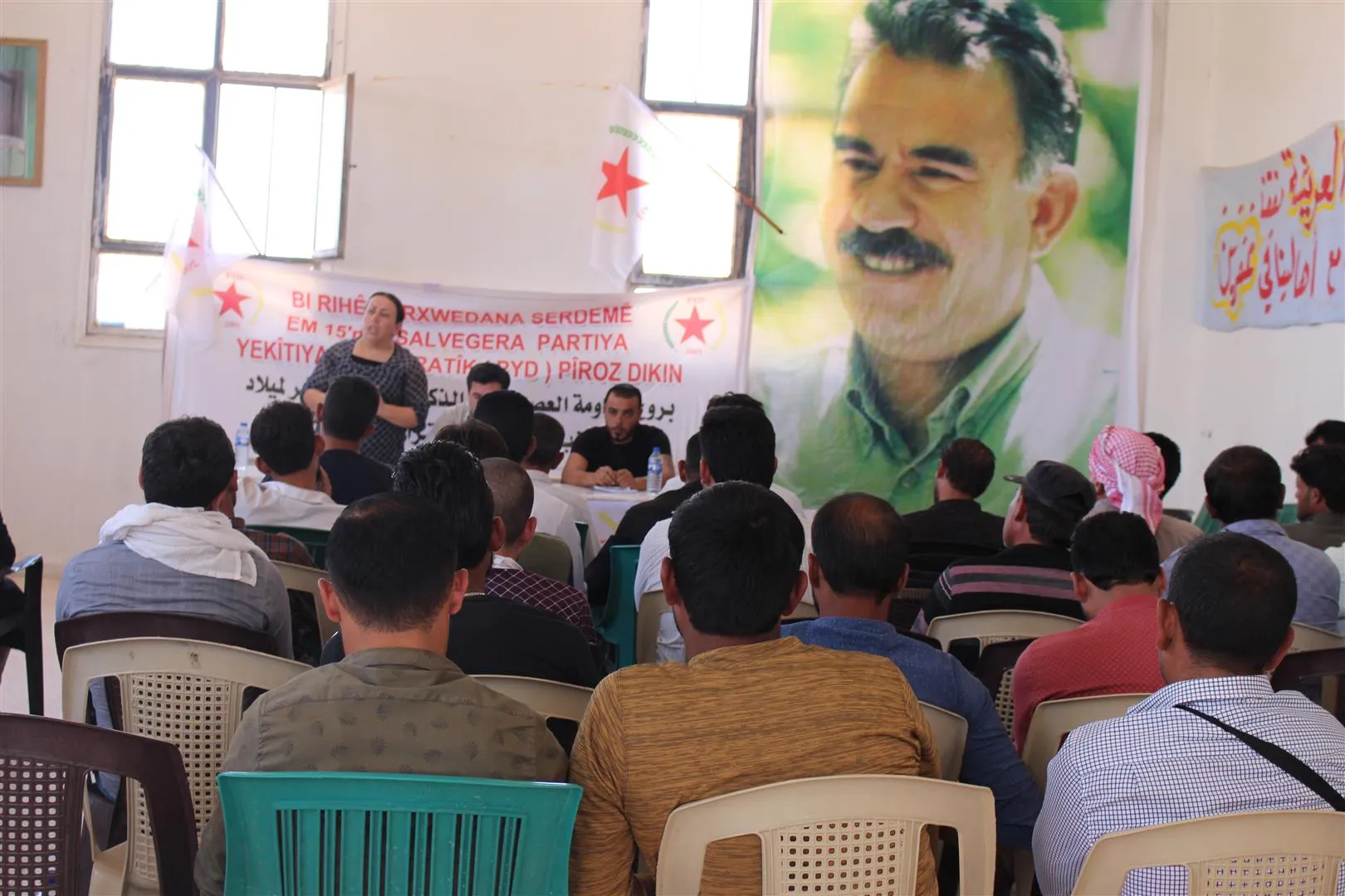 PYD‘ê rewşa siyasî ji şêniyên Şedadê û Erîşayê re şîrove kir
