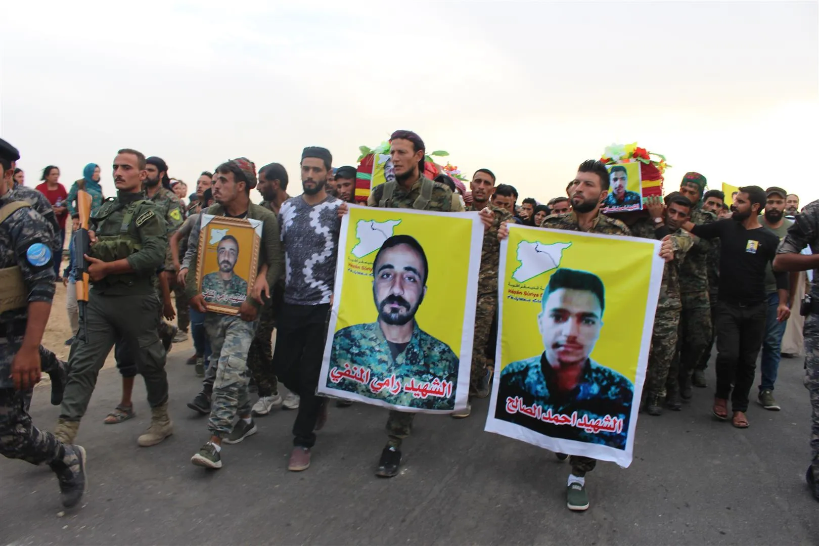Li Hesekê du şehîd hatin oxirkirin