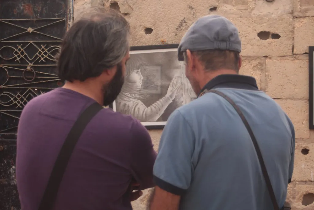 Li Kobanê pêşangeha wênesazan