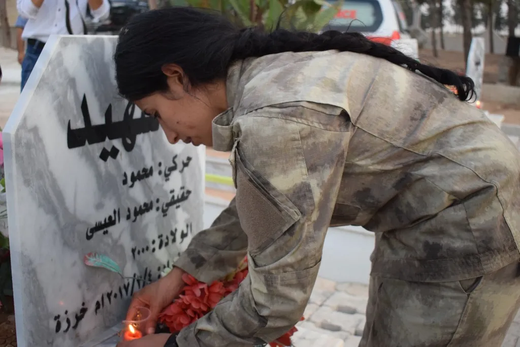 Li Minbicê şehîdên têkoşîna azadiyê hatin bi bîranîn