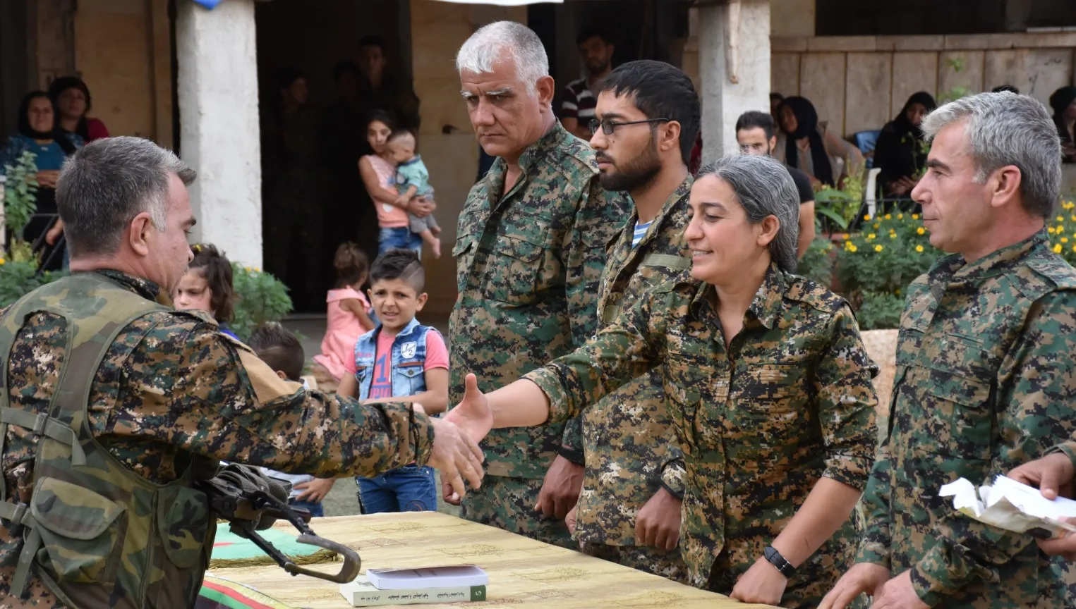 Li Helebê dewreyeke nû ya şervanên YPG`ê bi dawî bû       